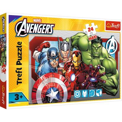 PUZZLE TREFL 24 MAXI MARVEL RAZBUNATORII INTOTDEAUNA JUST SuperHeroes ToysZone