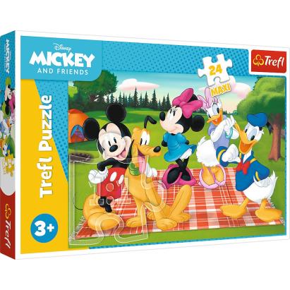 PUZZLE TREFL 24 MAXI DISNEY MICKEY MOUSE SI PRIETENII PREFERATUL LUI MICKEY SuperHeroes ToysZone