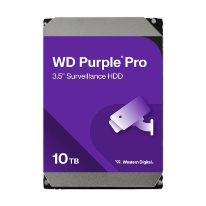 Hard disk 10TB - Western Digital PURPLE PRO AI WD102PURP SafetyGuard Surveillance