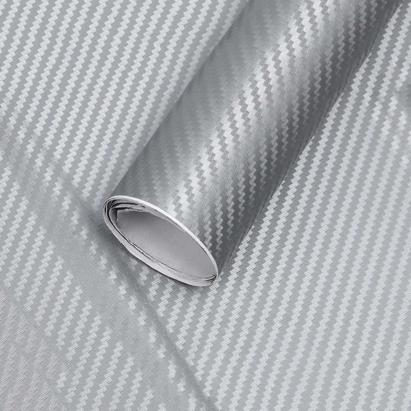 Folie colantare auto Carbon 3D - Argintiu (3m x 1,27m) FAVLine Selection