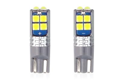 Set becuri auto cu LED CANBUS compatibil T10 W5W 10 SMD Alb 12/24V, destinat competitiilor auto sau off-road FAVLine Selection
