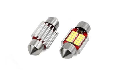 Set becuri auto cu LED CANBUS sofit compatibil C5W 10 SMD 31mm Alb 12/24V, destinat competitiilor auto sau off-road FAVLine Selection