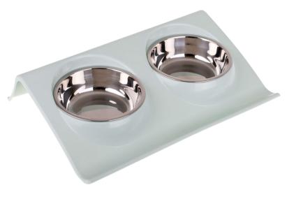 Set 2 buc. castron metalic cu suport pentru hranire animale de companie FAVLine Selection