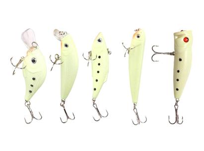 Set Vobler 5 piese Fluorescent pentru pesti pradatori, AVX-AG103C FAVLine Selection