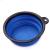 Bol de voiaj din silicon pentru animale de companie, pliabil, culoare albastra, diametru 12 cm FAVLine Selection