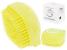 Perie din silicon cu dozator de sampon pentru spalare caini sau pisici, 7,5 x 7,5 cm, culoare galben FAVLine Selection