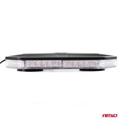 Rampa luminoasa girofar, culoare Orange, alimentare 12/24V, 48 LED-uri, protectie IP56, montaj cu magnet FAVLine Selection