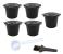 Set 5 capsule reutilizabile pentru Aparatele de Cafea Nespresso (Espressoare Nespresso) FAVLine Selection