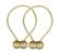 Bratara magnetica de prindere perdele/draperii, model GOLDEN BALLS FAVLine Selection