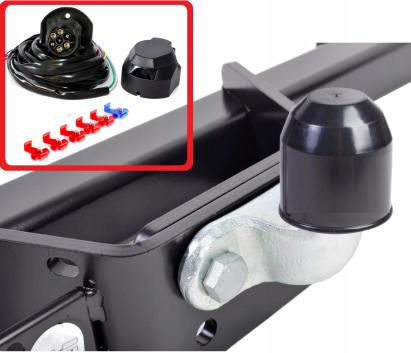 Kit cablaj pentru montaj carlig remorca, priza cu 7 pini, lungime cablu 1,5m FAVLine Selection