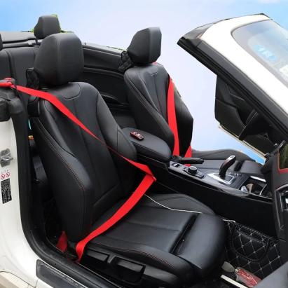 Banda centura de siguranta TUNING, culoare rosie, pret/metru liniar FAVLine Selection