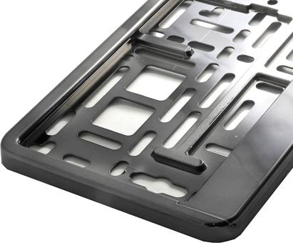 Suport numar inmatriculare din plastic, calitate Premium, culoare GRAFIT FAVLine Selection