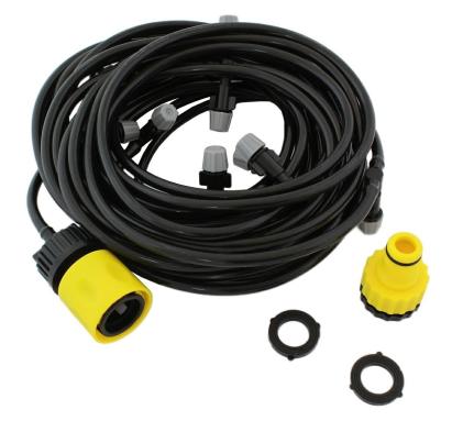 Set cortina de vapori pentru racorire terasa cu 11 aspersoare, model XXL, lungime 10m FAVLine Selection