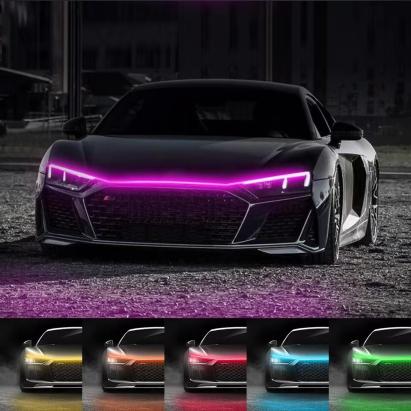 Banda LED iluminare capota, tensiune 12V, lungime 180cm, lumina Multicolora, RGB FAVLine Selection