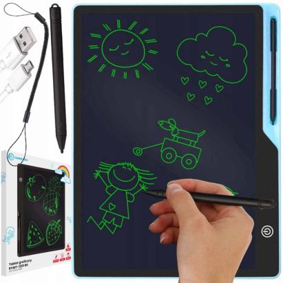 Tableta grafica de 16" pentru copii, culoare Albastru, AVX-WT-RYMT-1201-BK-BLUE FAVLine Selection