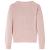 Cardigan pentru copii tricotat, roz deschis, 128 GartenMobel Dekor