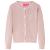 Cardigan pentru copii tricotat, roz deschis, 128 GartenMobel Dekor