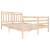 Cadru de pat, 140x200 cm, lemn masiv GartenMobel Dekor