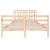 Cadru de pat, 140x200 cm, lemn masiv GartenMobel Dekor