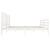 Cadru de pat, alb, 140x200 cm, lemn masiv GartenMobel Dekor