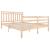 Cadru de pat, 160x200 cm, lemn masiv GartenMobel Dekor