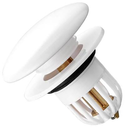 Dop scurgere chiuveta, universal, deschidere cu click, material oțel, diametru exterior 66 mm, culoare Alba FAVLine Selection