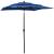 Umbrelă grădină cu 3 niveluri, stâlp aluminiu, azuriu, 2x2 m GartenMobel Dekor