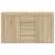 Bufet cu sertar Stejar sonoma 120 x 36 x 69 cm Lemn compozit GartenMobel Dekor