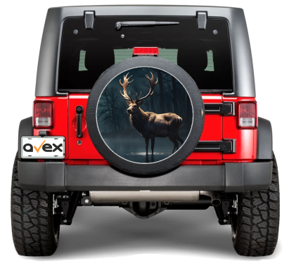 Sticker Auto "Roata de Rezerva" rezistenta la intemperii si raze UV, diametru 55 cm, Cod: AVX-RR08 FAVLine Selection