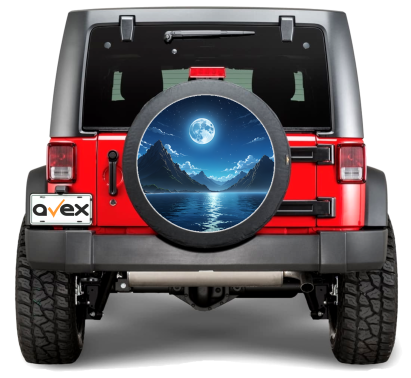 Sticker Auto "Roata de Rezerva" rezistenta la intemperii si raze UV, diametru 55 cm, Cod: AVX-RR14 FAVLine Selection