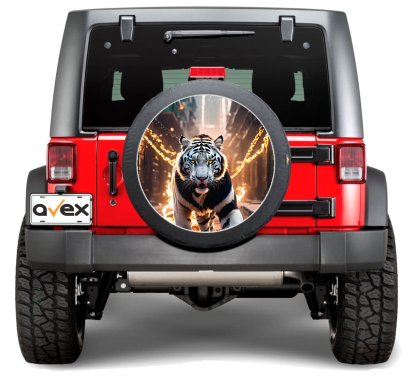 Sticker Auto "Roata de Rezerva" rezistenta la intemperii si raze UV, diametru 55 cm, Cod: AVX-RR16 FAVLine Selection