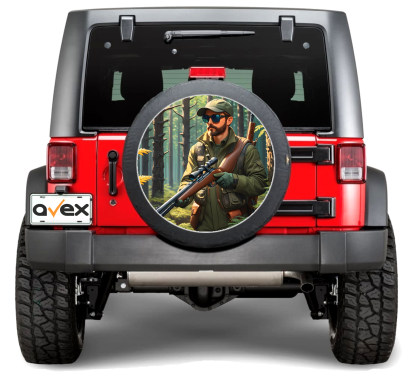 Sticker Auto "Roata de Rezerva" rezistenta la intemperii si raze UV, diametru 55 cm, Cod: AVX-RR19 FAVLine Selection