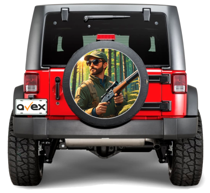 Sticker Auto "Roata de Rezerva" rezistenta la intemperii si raze UV, diametru 55 cm, Cod: AVX-RR20 FAVLine Selection