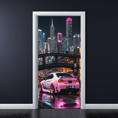 Folie imprimata color pentru decor Usa, dimensiune 200 x 90cm, model: AVX-DR05 FAVLine Selection