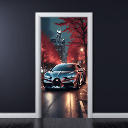 Folie imprimata color pentru decor Usa, dimensiune 200 x 90cm, model: AVX-DR08 FAVLine Selection