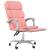 Fotoliu de birou rabatabil, roz, piele ecologică GartenMobel Dekor