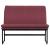 Bancă, roșu vin, 100x75x76 cm, material textil GartenMobel Dekor
