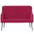 Bancă, roșu vin, 110x76x80 cm, catifea GartenMobel Dekor