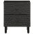 Noptieră, negru, 40x33x46 cm, lemn masiv de mango GartenMobel Dekor