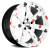 Set 4 Folii Imprimate Outdoor cu EcoSolvent, autoadezive, pentru decorarea jantelor auto, dimetru 60 cm, model FJT-01 FAVLine Selection