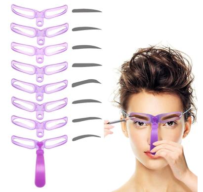 Set 8 sabloane profesionale pentru modelare sprancene FAVLine Selection