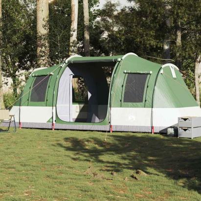 Cort de camping tunel pentru 4 persoane, verde, impermeabil GartenMobel Dekor