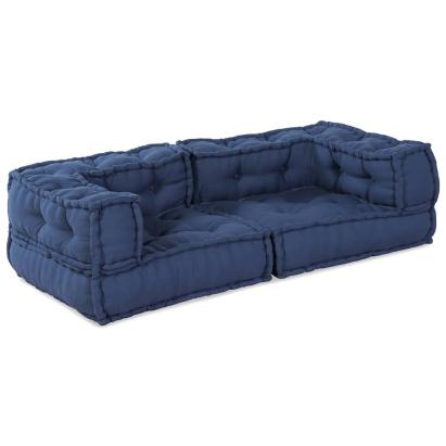 Canapea modulară 3 pcs Indigo 140 x 70 x 36 cm țesătură GartenMobel Dekor