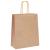Pungi de hârtie 250 buc cu mânere maro 18x8x22 cm GartenMobel Dekor