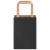 Pungi de hârtie 50 buc cu mânere negre 15x8x21 cm GartenMobel Dekor
