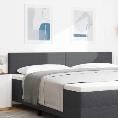 Tăblie cap cu headboard Gri închis 200 cm Piele artificială GartenMobel Dekor