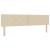 Tăblie cap cu headboard Crem 200 cm Piele artificială GartenMobel Dekor
