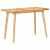 Masă de dining natural 100 x 55 x 75 cm Lemn de mango solid GartenMobel Dekor