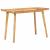 Masă de dining natural 100 x 55 x 75 cm Lemn de mango solid GartenMobel Dekor