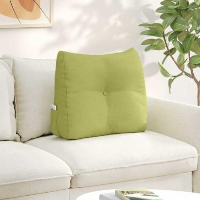Perna pentru spate Verde deschis 60 x 24 x 50 cm țesătură GartenMobel Dekor